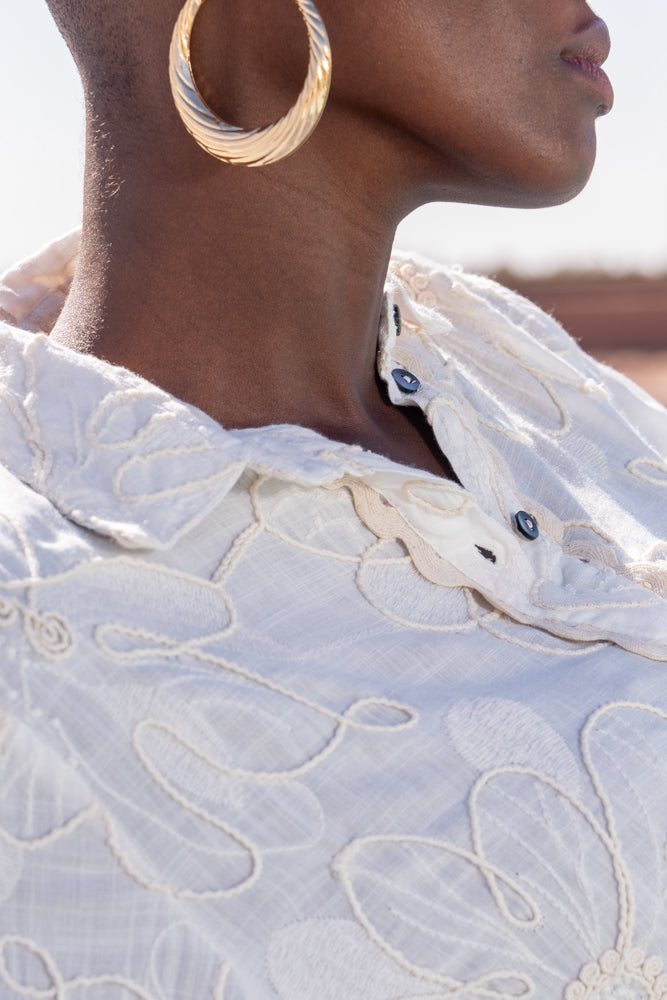 Chemise brodée fluide Betina - Bombers