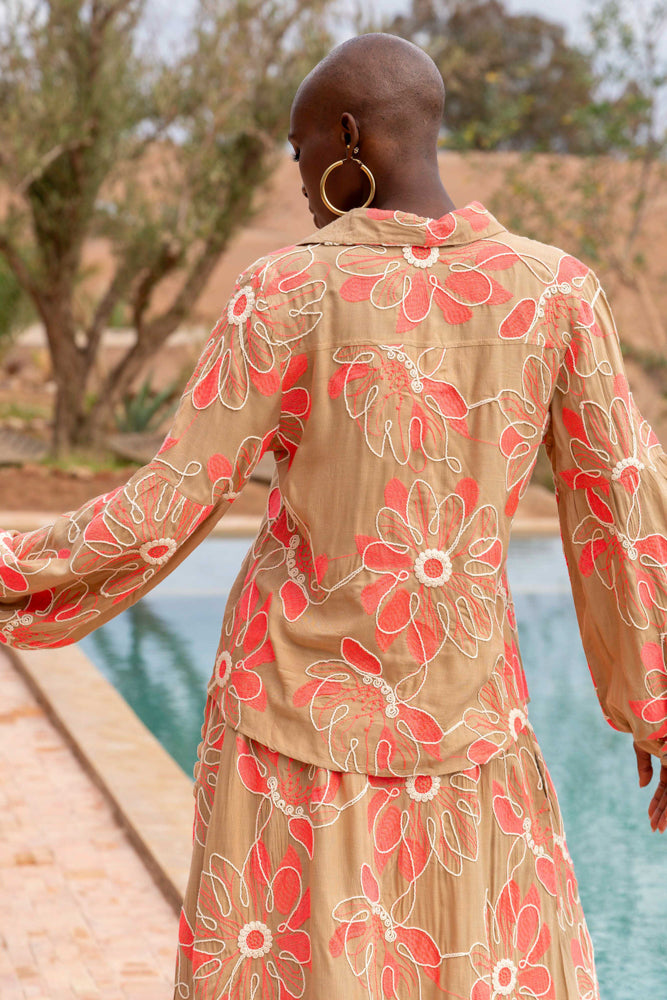 Chemise brodée fluide Betina - Bombers