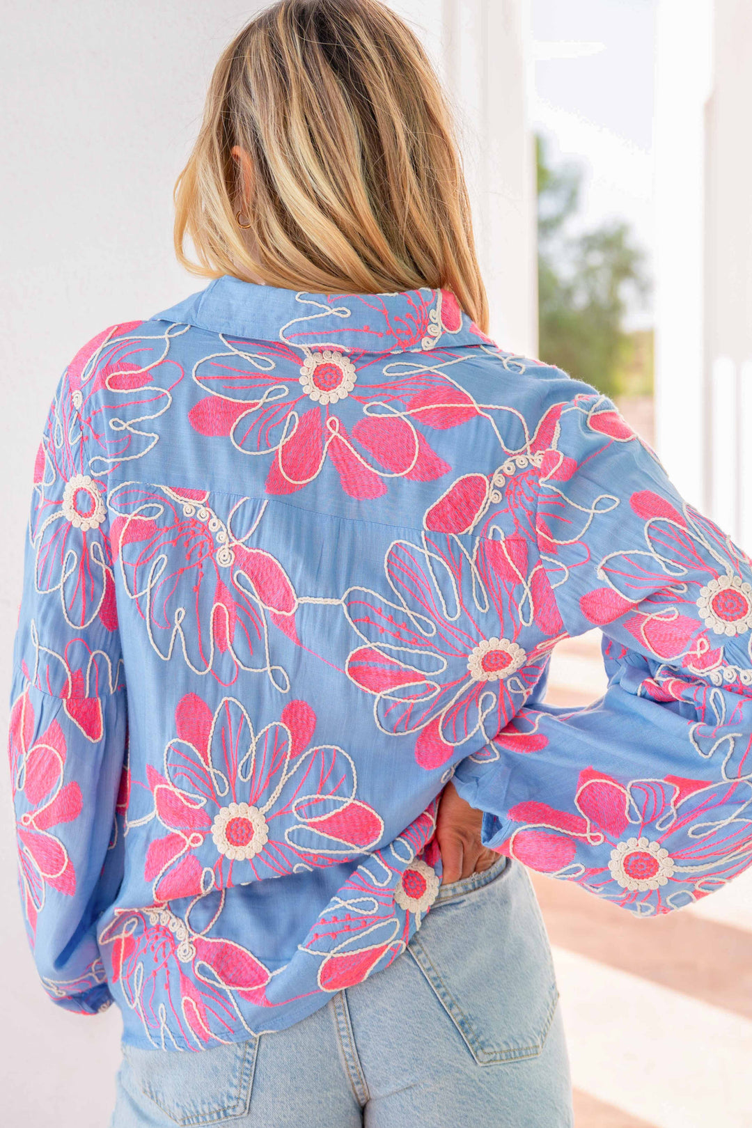 Chemise brodée fluide Betina - Bombers