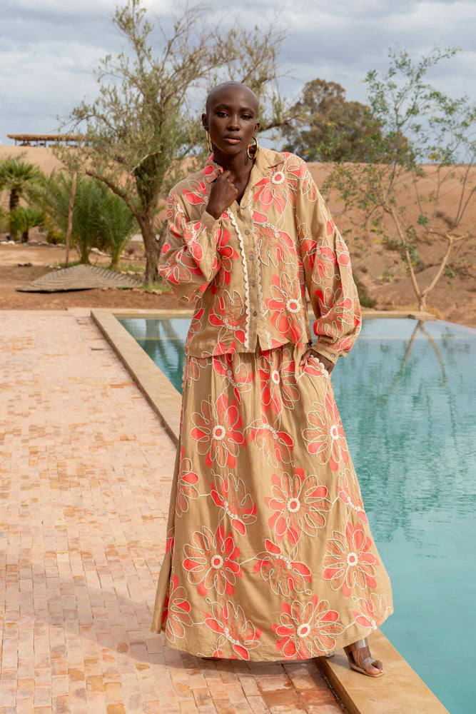 Chemise brodée fluide Betina - Bombers