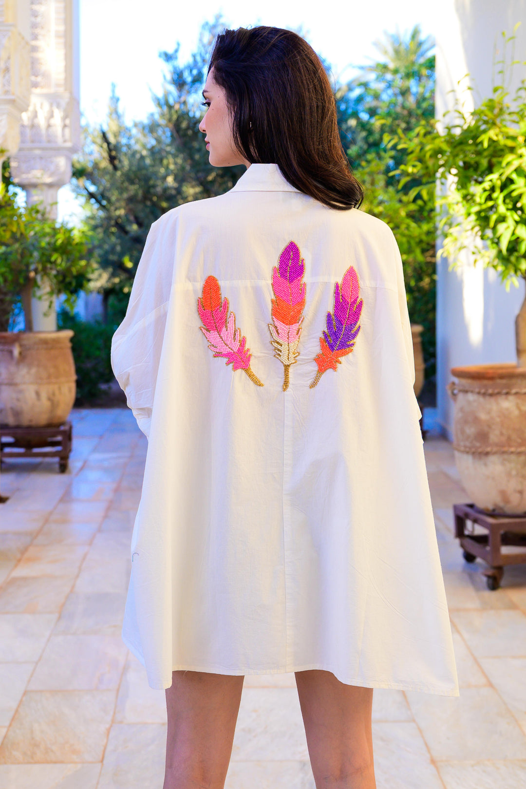 Chemise oversize en Coton Marsy - Taille Unique: Du 36