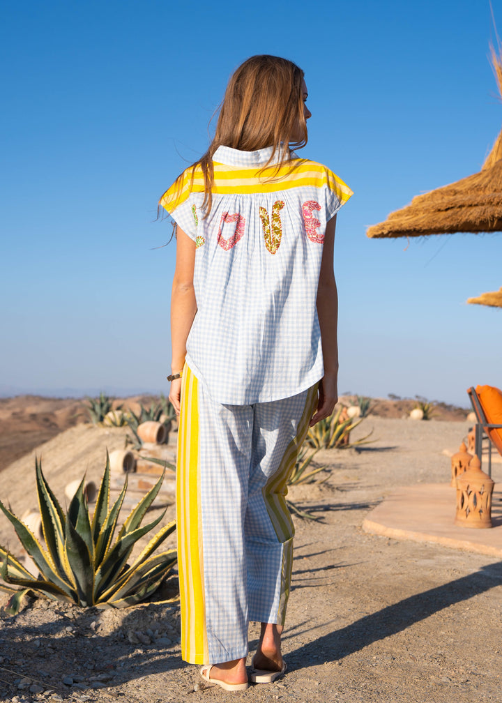 Chemise patchwork brodée Briga - Tops / Blouses