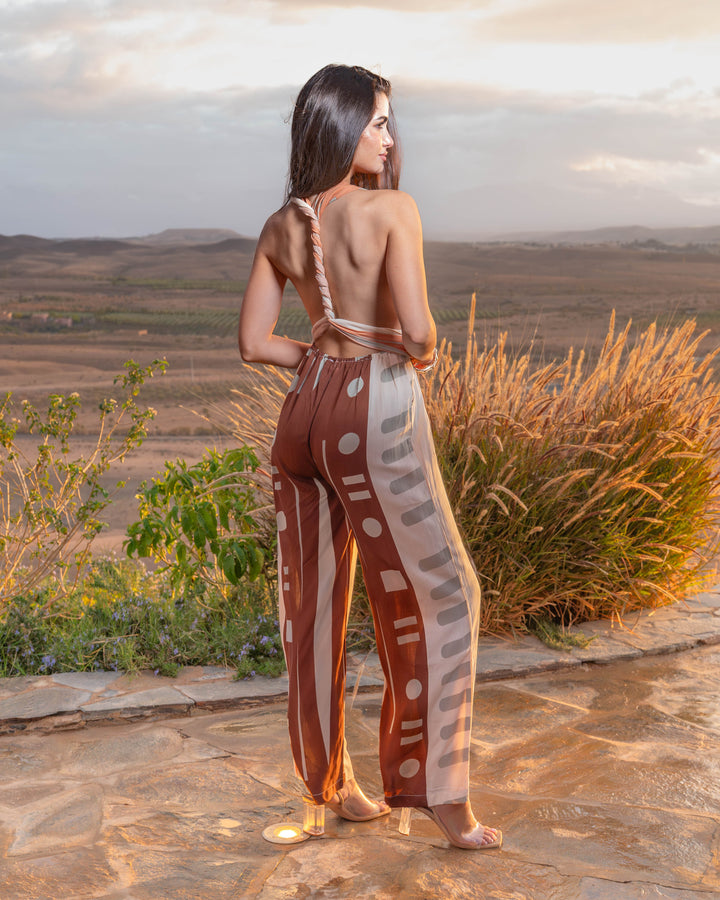 Combinaison Pantalon Dos Nu Lyona - Combi-Pantalon