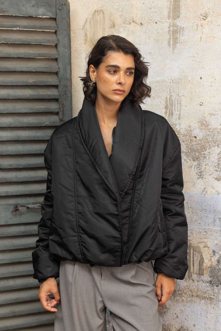 Doudoune col châle Mila 2688-017 - Manteaux et vestes