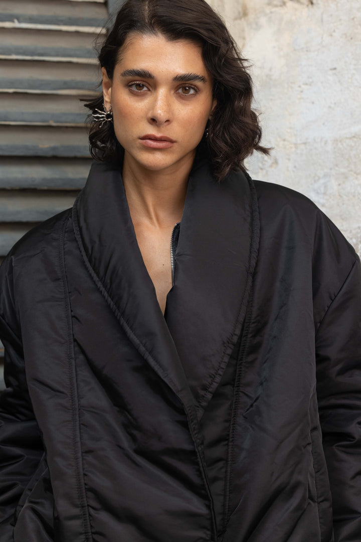 Doudoune col châle Mila 2688-017 - Manteaux et vestes