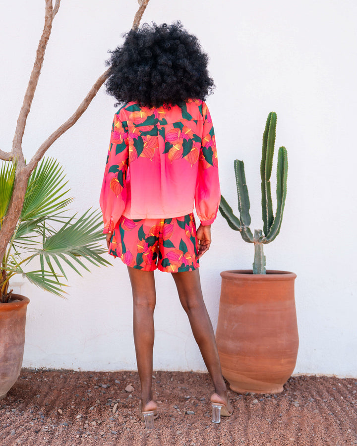 Ensemble Blouse à Nouer & Short Sili - ensembles