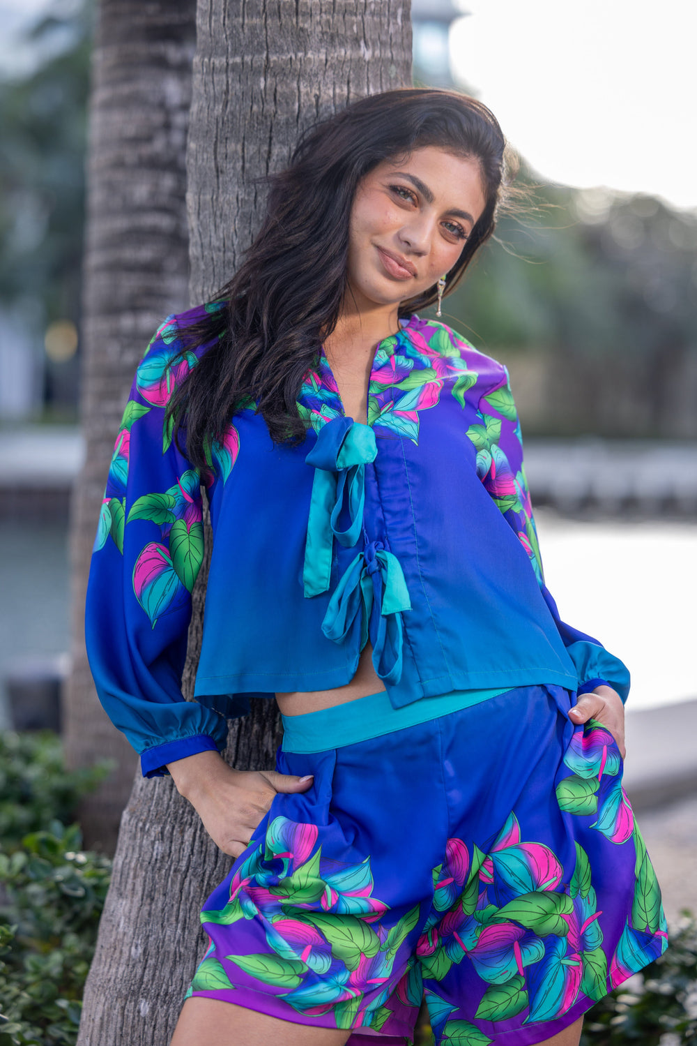 Ensemble Blouse à Nouer & Short Sili - ensembles