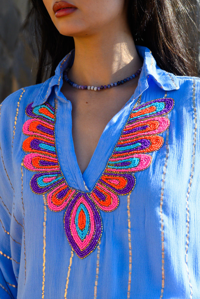 Ensemble blouse & jupe Murano - Taille unique: 36 au 42