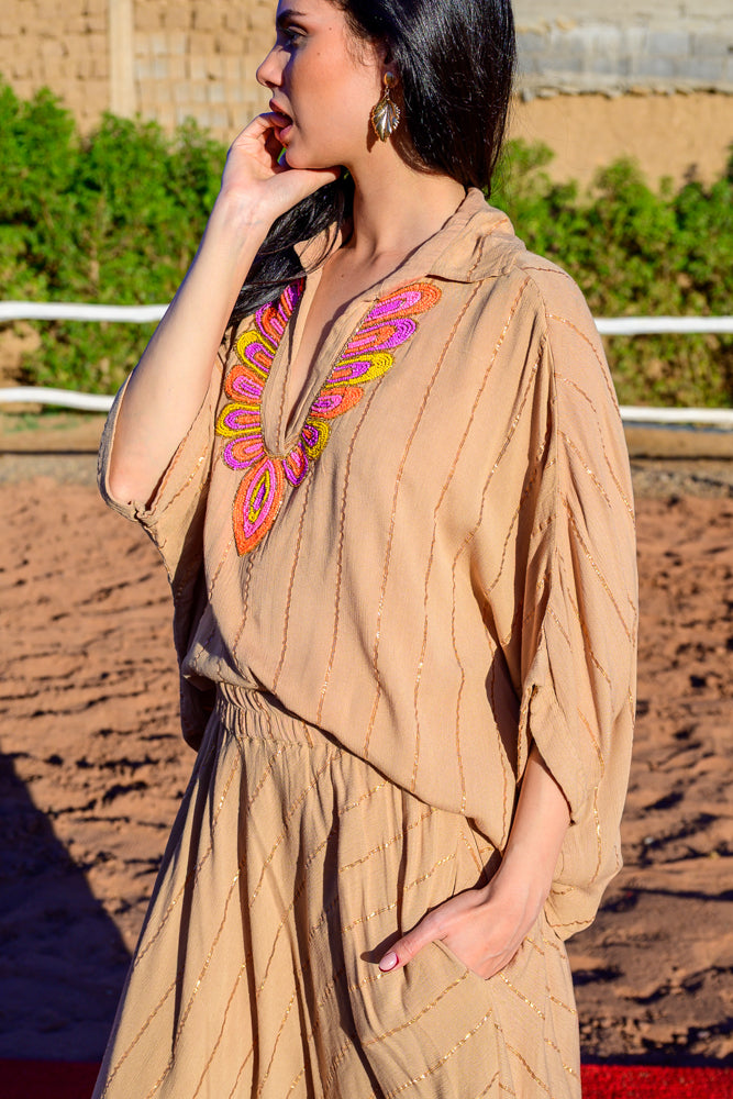 Ensemble blouse & jupe Murano - Taille unique: 36 au 42