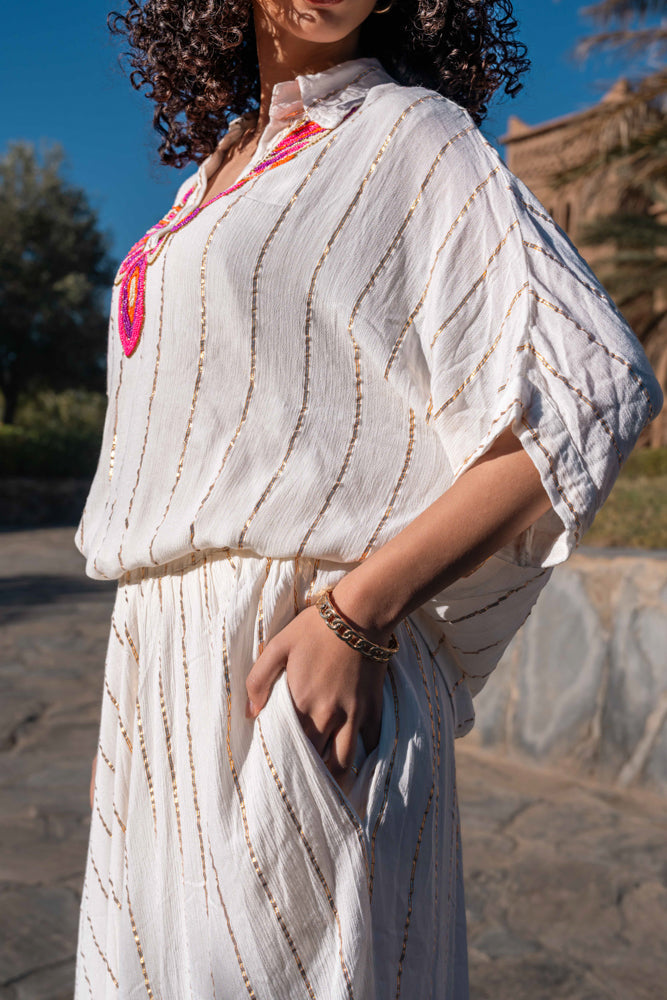 Ensemble blouse & jupe Murano - Taille unique: 36 au 42