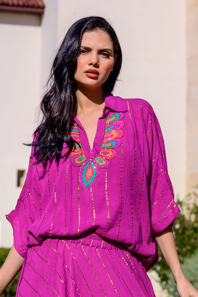 Ensemble blouse & jupe Murano - Taille unique: 36 au 42