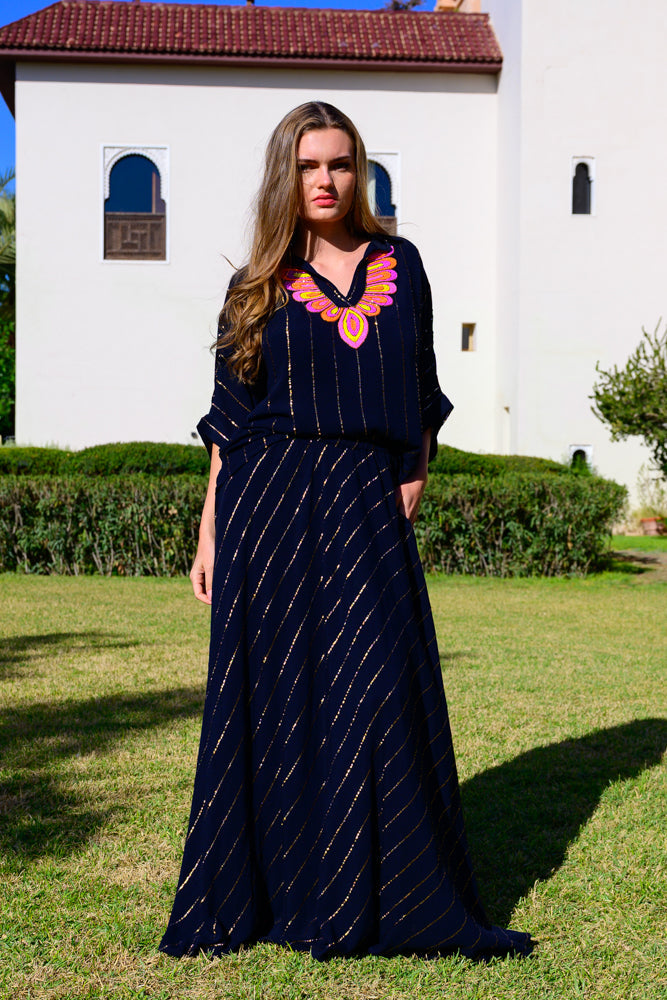 Ensemble blouse & jupe Murano - Taille unique: 36 au 42