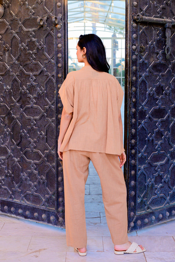 Ensemble brodé blouse & pantalon Missali - ensembles