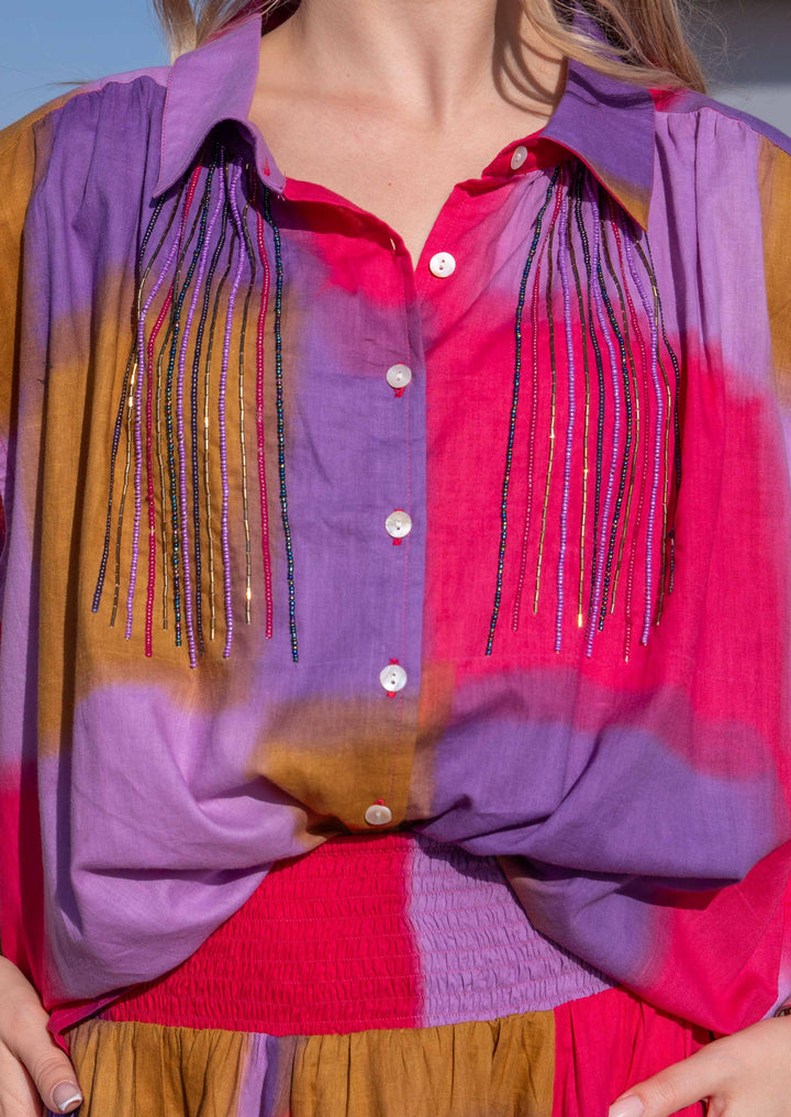 Ensemble Jupe & Chemise Sans Manches Krista - Taille