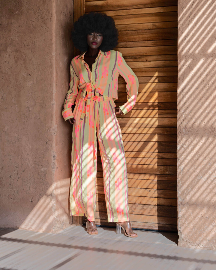 Ensemble Pantalon & Chemise Nouée Japino - ensembles