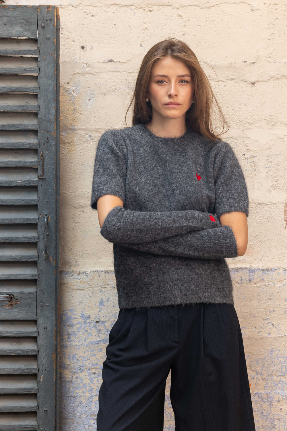 Ensemble pull et mitaines assorties Chérie 2701 - Taille