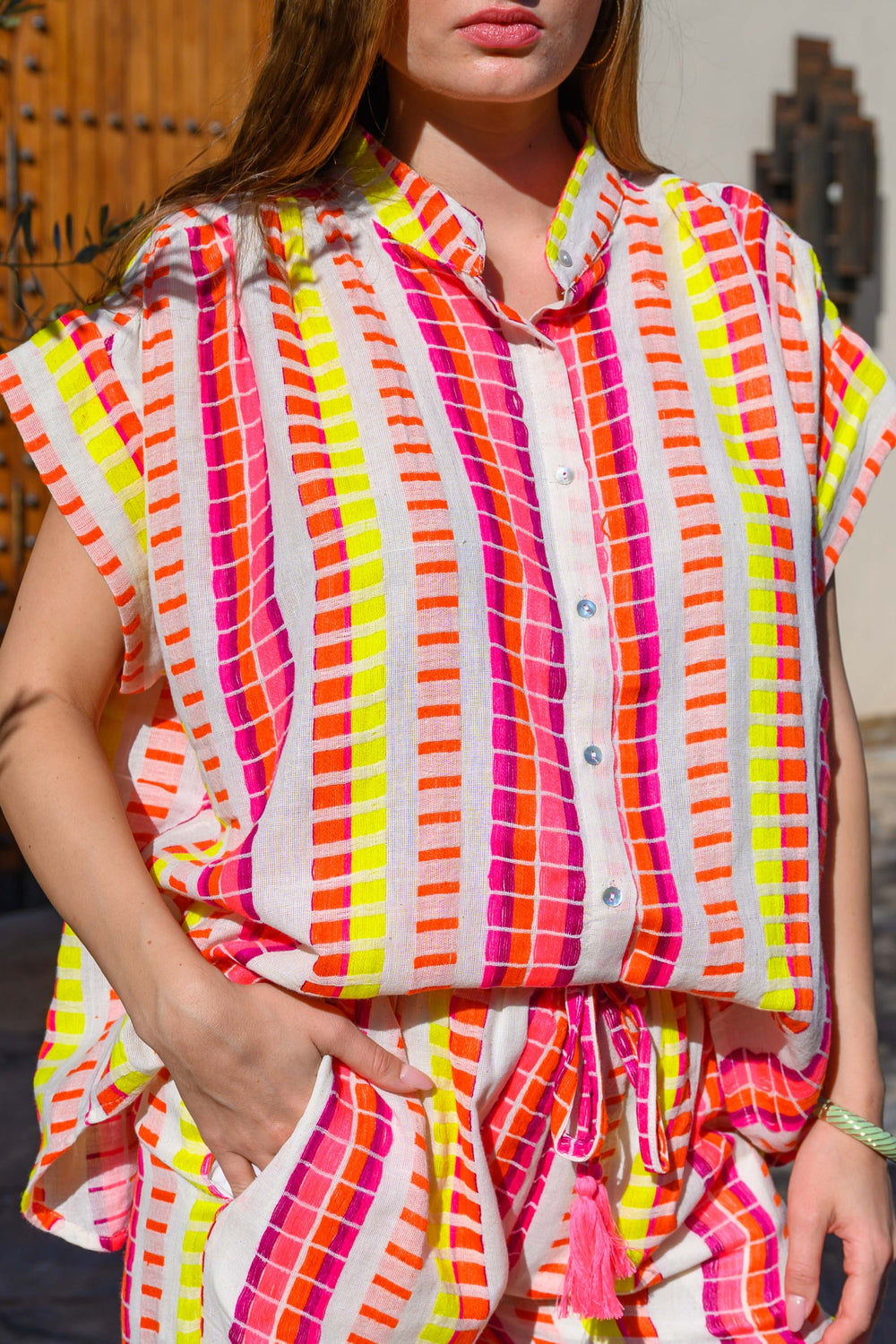 Ensemble Rayé Top & Pantalon San Remo - ensembles