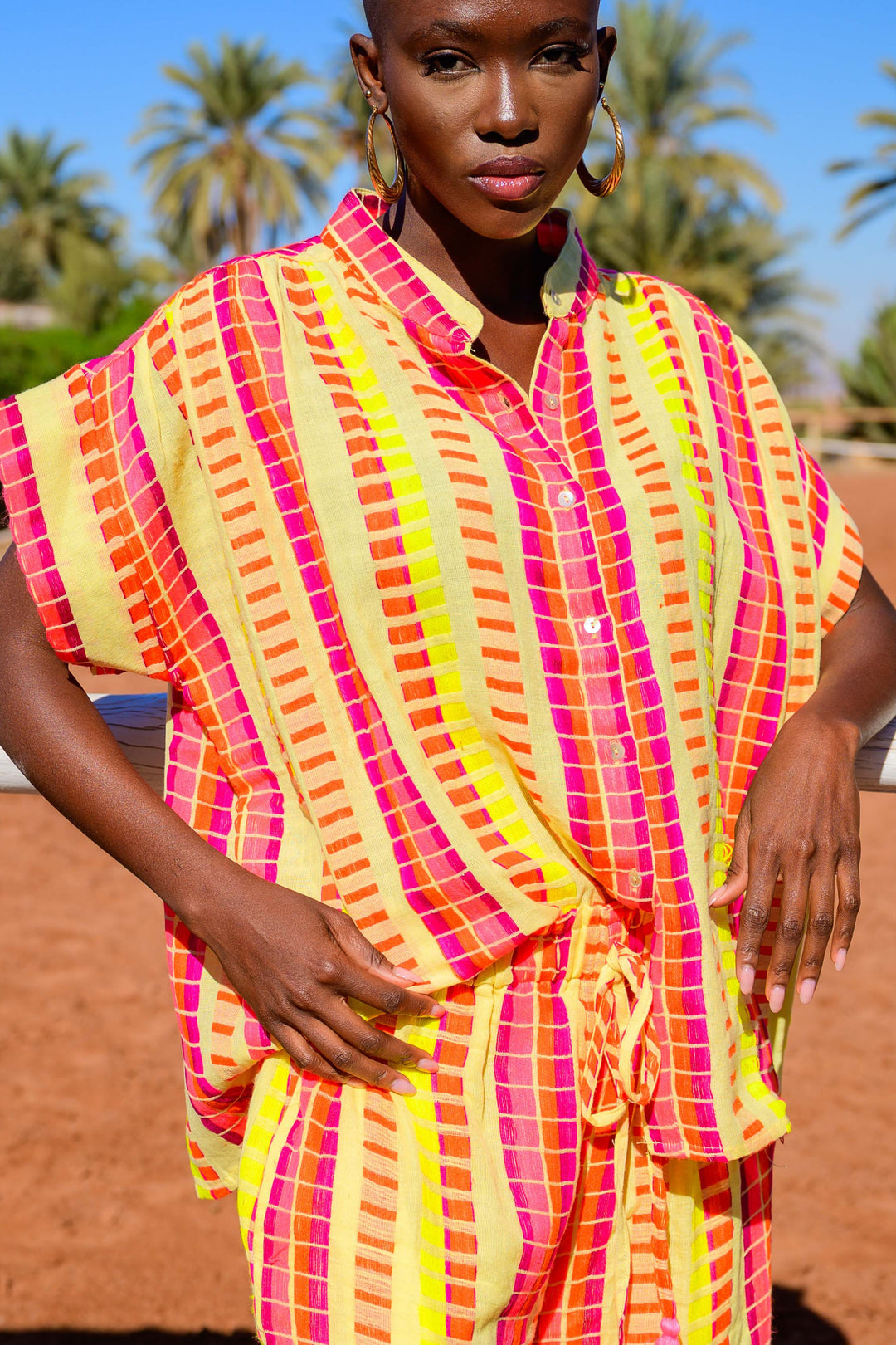 Ensemble Rayé Top & Pantalon San Remo - ensembles