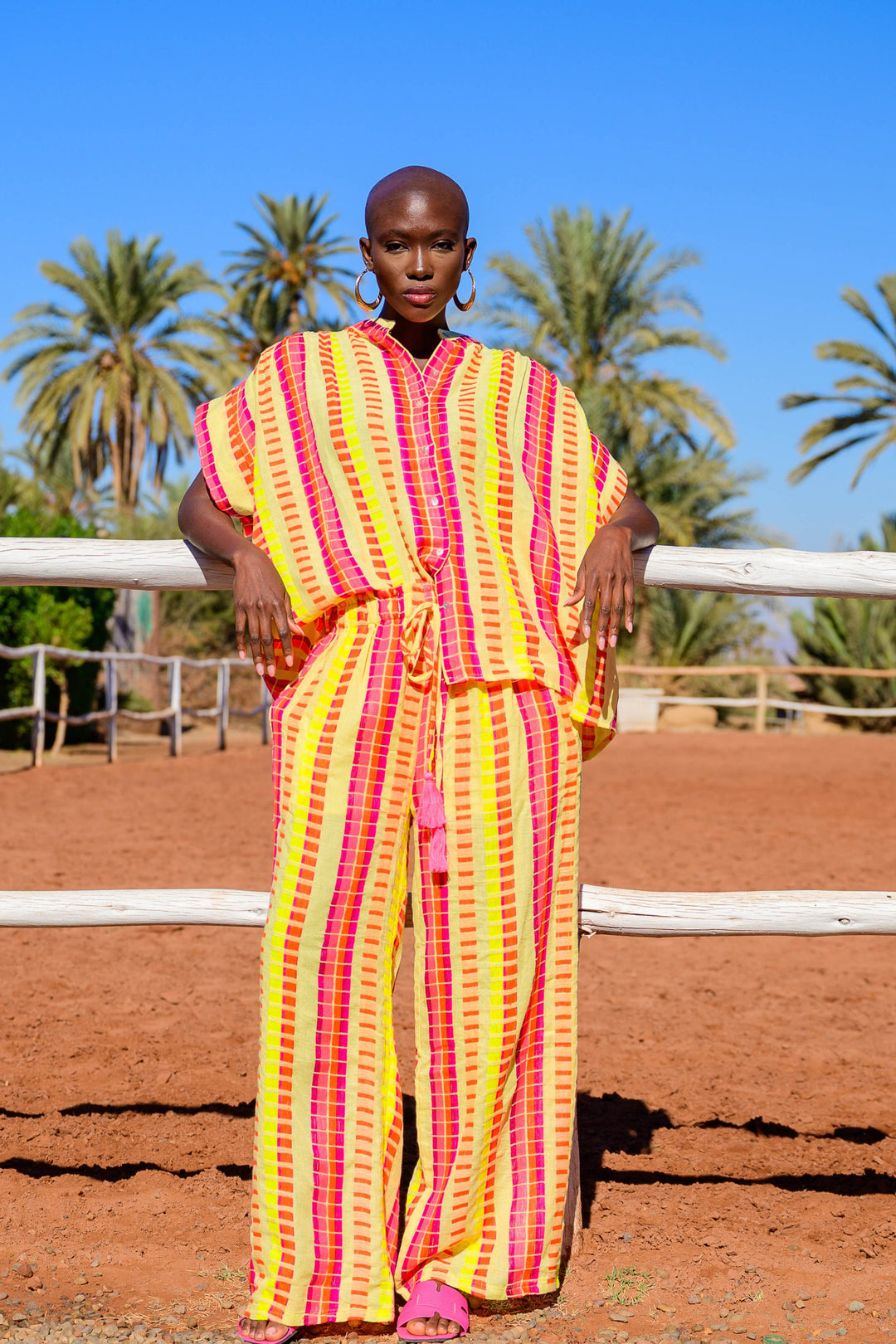 Ensemble Rayé Top & Pantalon San Remo - ensembles