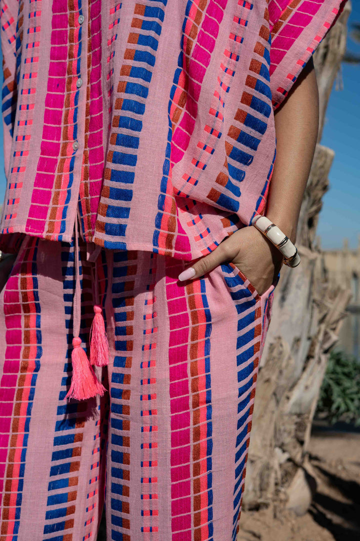 Ensemble Rayé Top & Pantalon San Remo - ensembles
