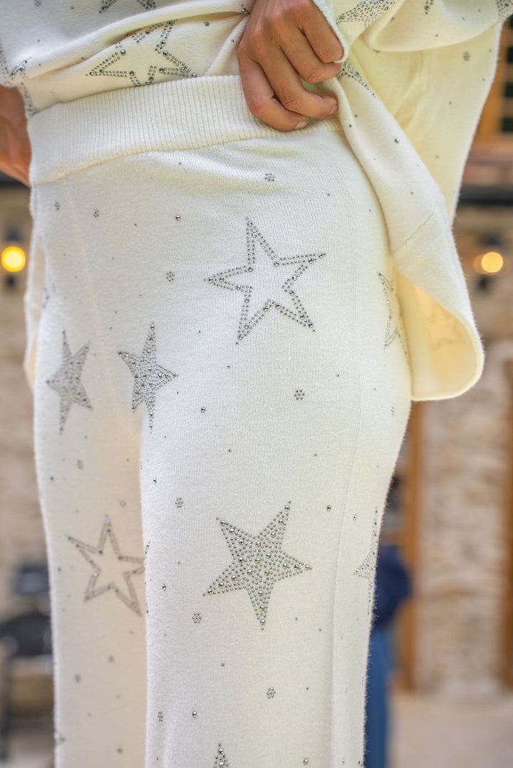 Ensemble Shaine Strass - Taille unique / Ecru - ensembles