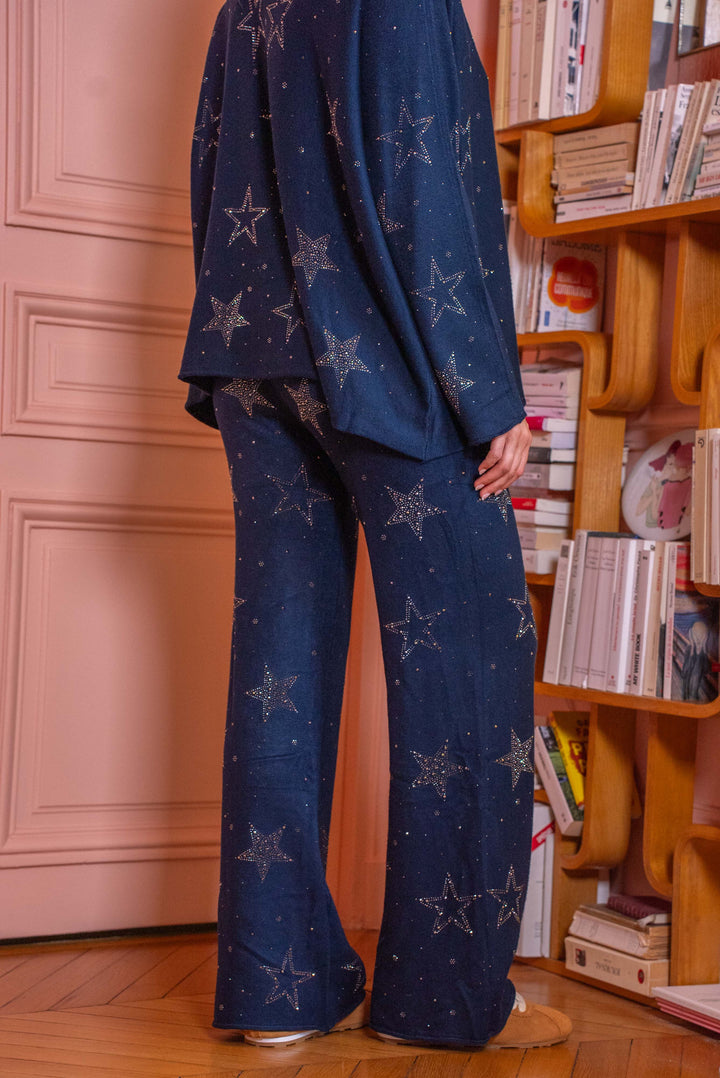 Ensemble Shaine Strass - Taille unique / Marine - ensembles