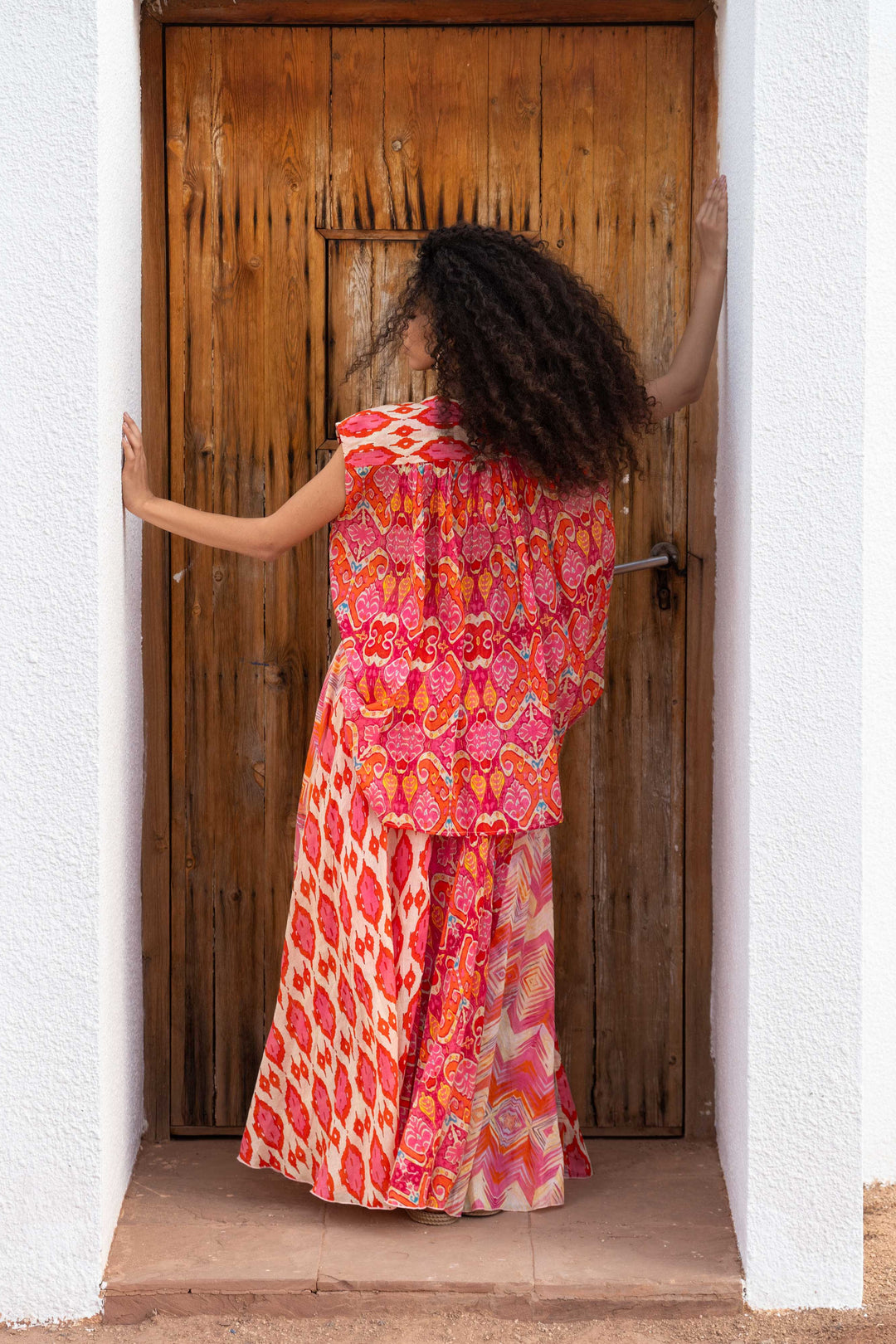 Ensemble Top Sans Manches & Jupe Longue Azura - Taille