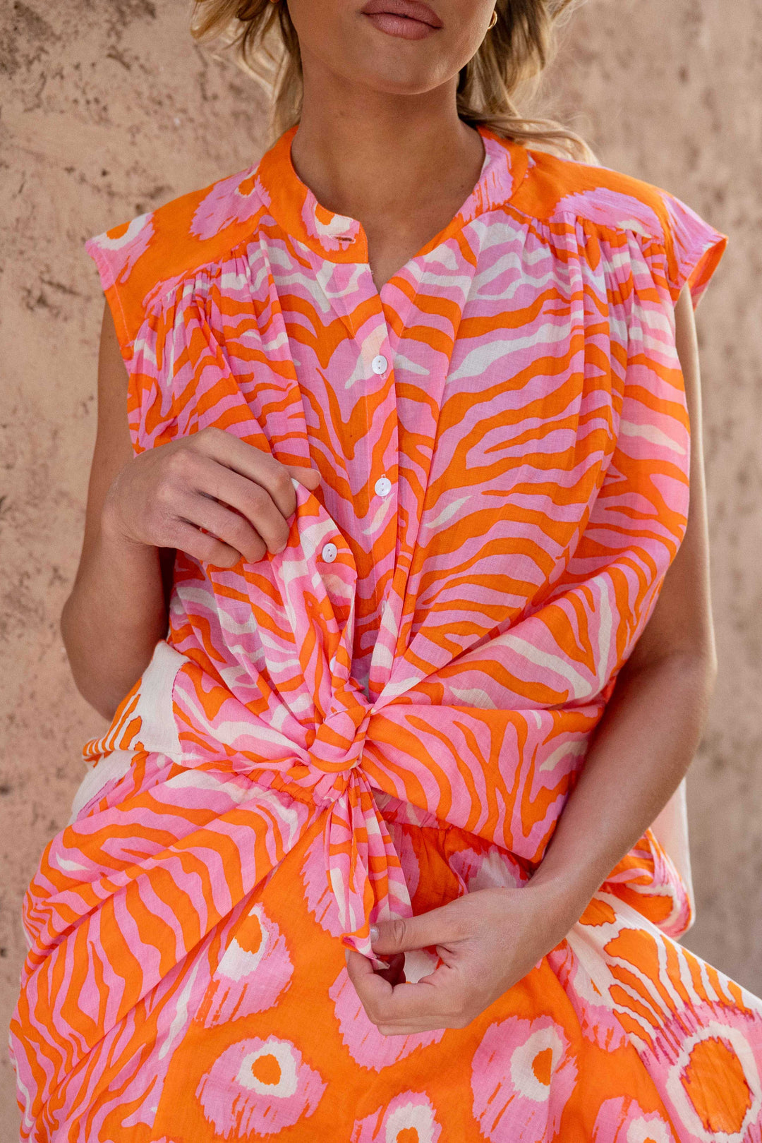 Ensemble Top Sans Manches & Jupe Longue Azura - Taille