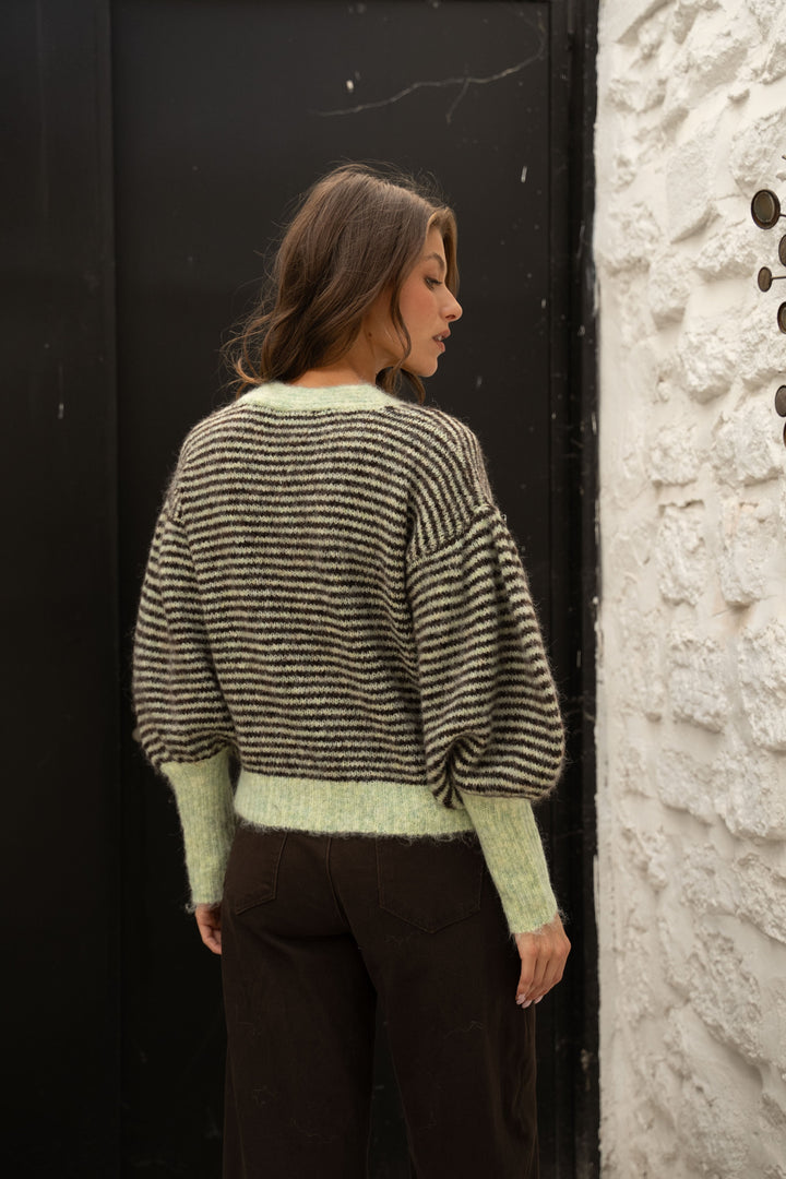 Gilet court en maille Woldie 2651 - Taille Unique: 34-40