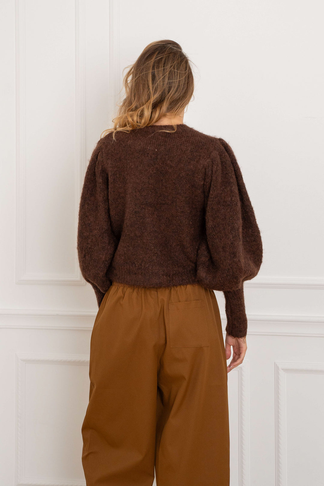 Gilet en maille à boutons bijoux Nelie 2698 - Taille