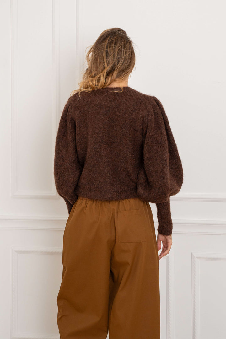 Gilet en maille à boutons bijoux Nelie 2698 - Taille