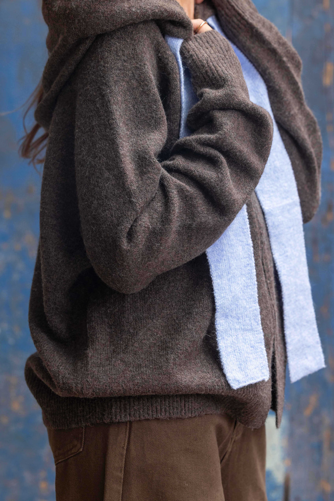 Gilet en maille zippé Wendy 2693 - Taille unique: 36 au 42