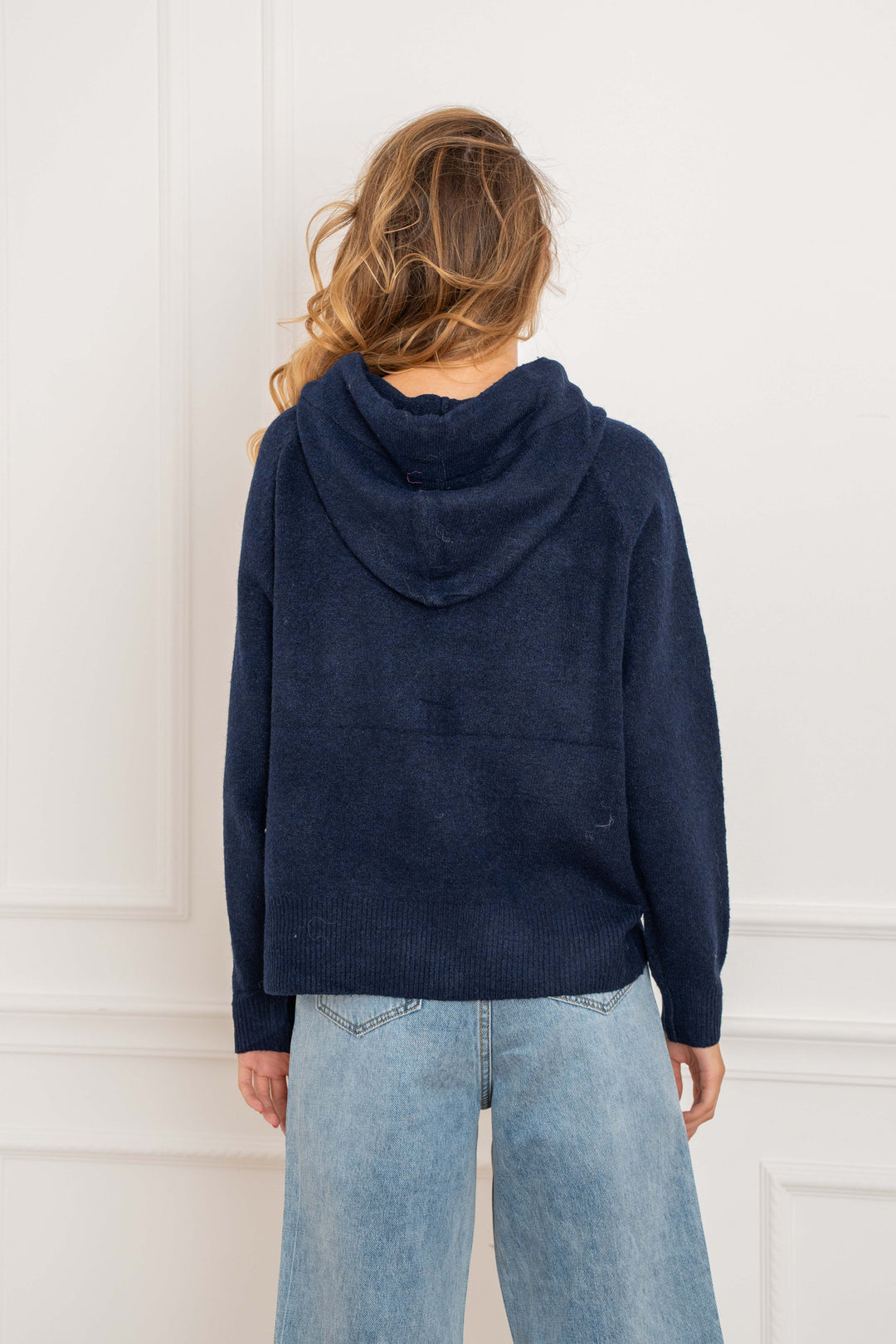 Gilet en maille zippé Wendy 2693 - Taille unique: 36 au 42