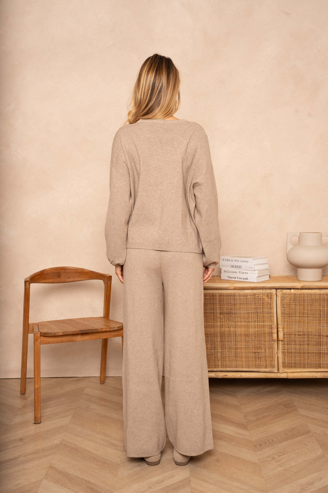 Gilet Miso à lacets - Taille unique / Beige - gilets