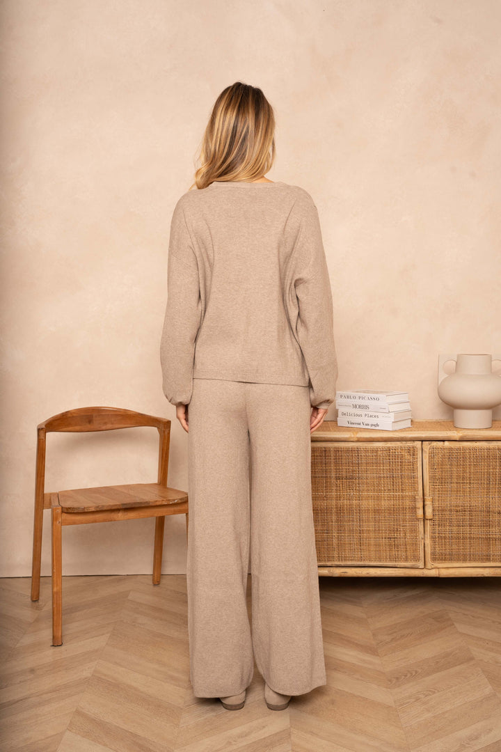 Gilet Miso à lacets - Taille unique / Beige - gilets