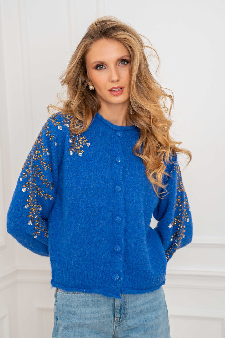 Gilet perlé Athena 2633 - GS2633 / Taille Unique: Du 36
