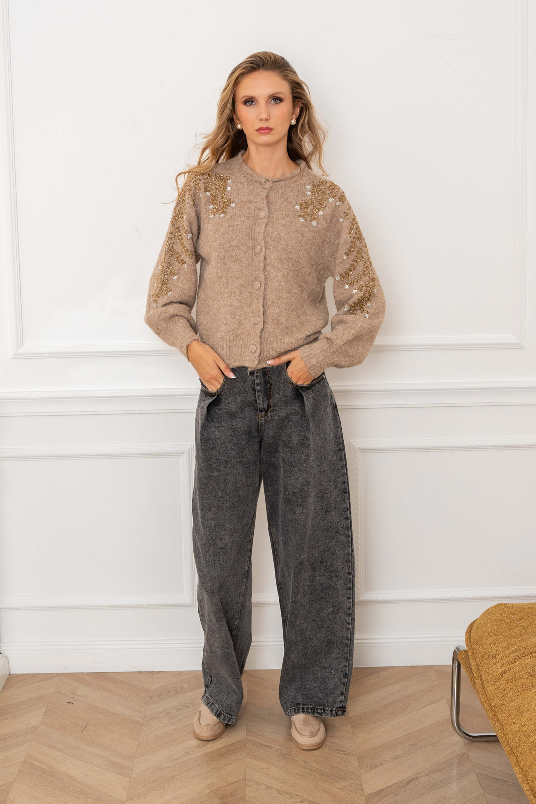 Gilet perlé Athena 2633 - GS2633 / Taille Unique: Du 36