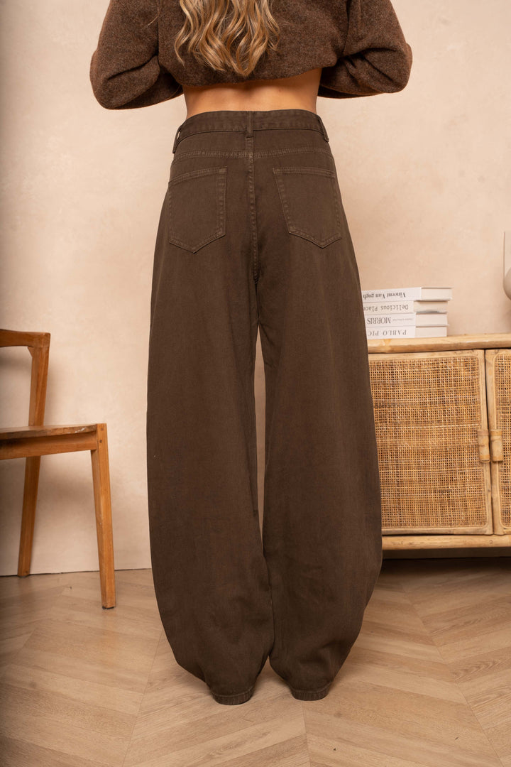 Jean large Pink - Pantalons