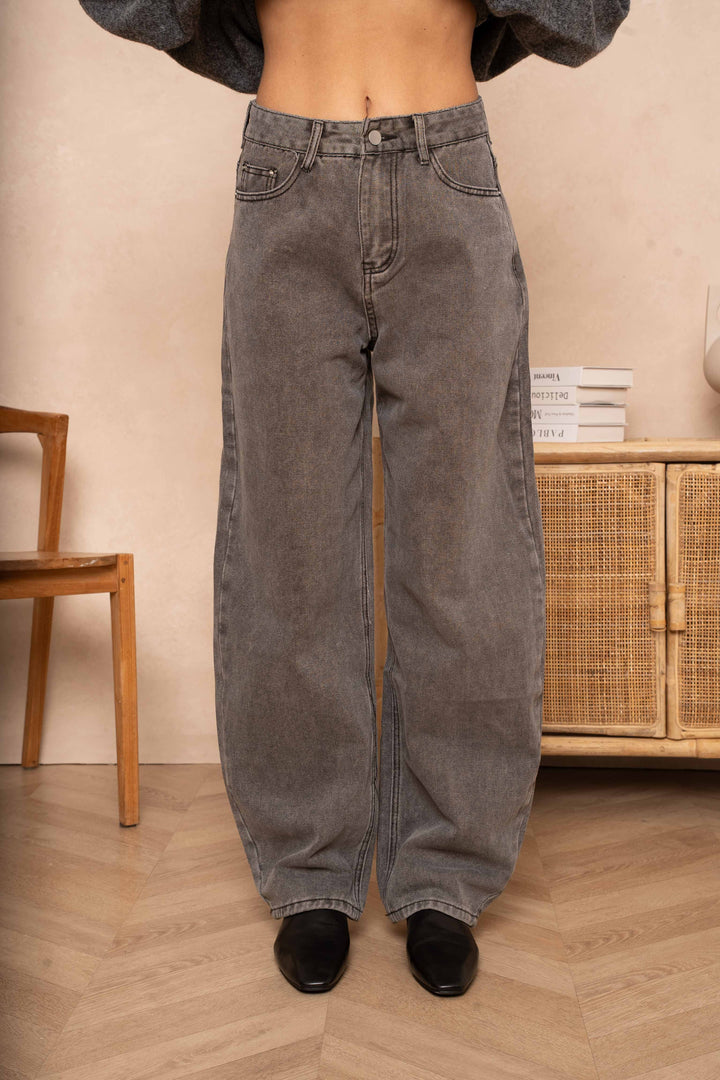 Jean large Pink - Pantalons