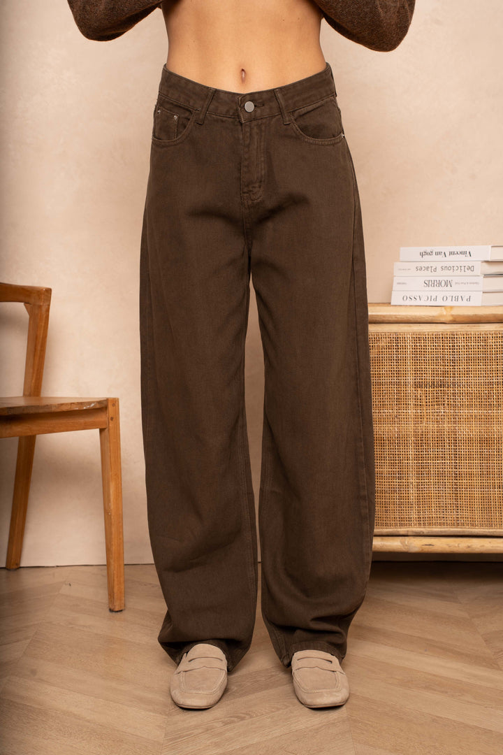 Jean large Pink - Pantalons