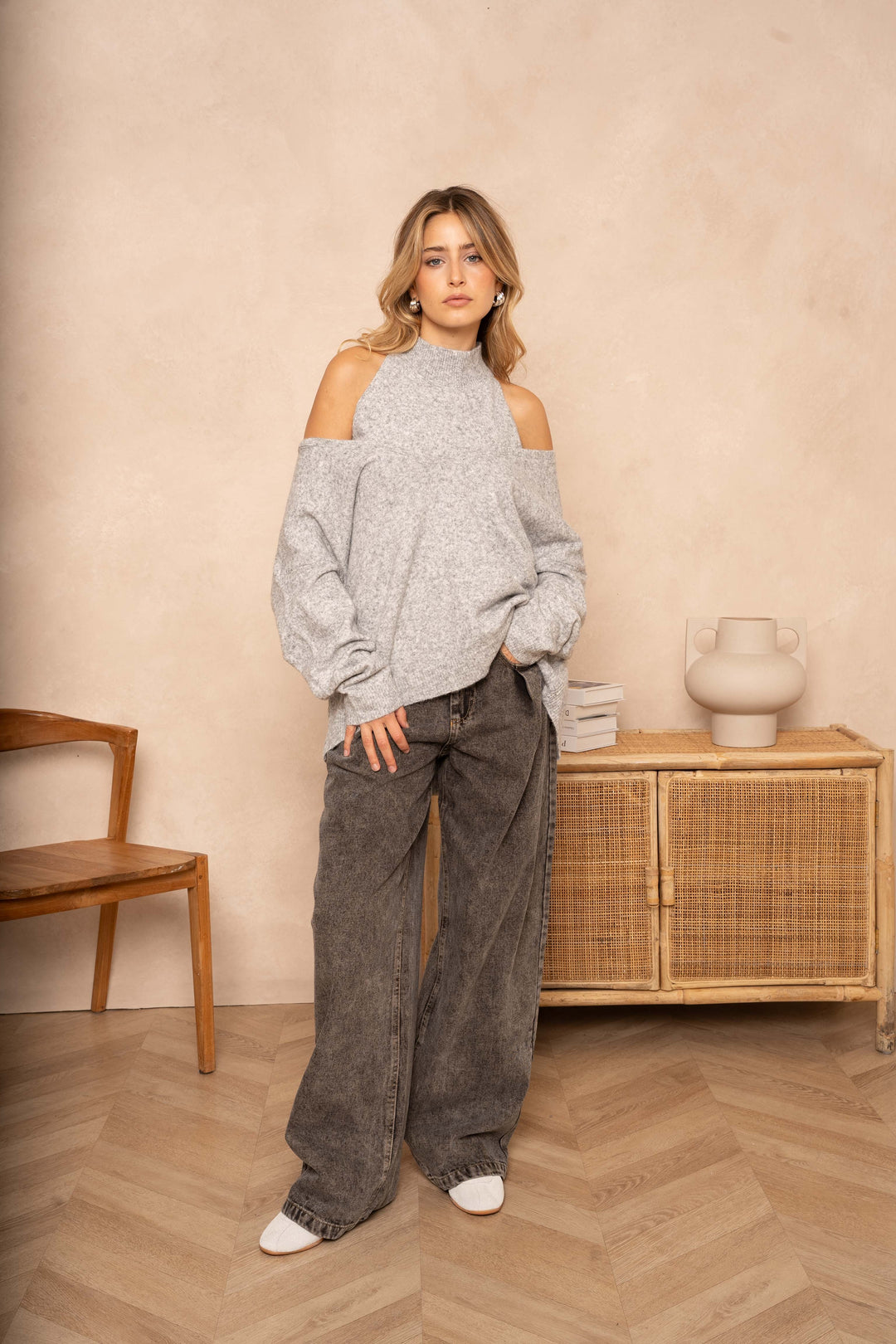 Jean large Pink - Pantalons