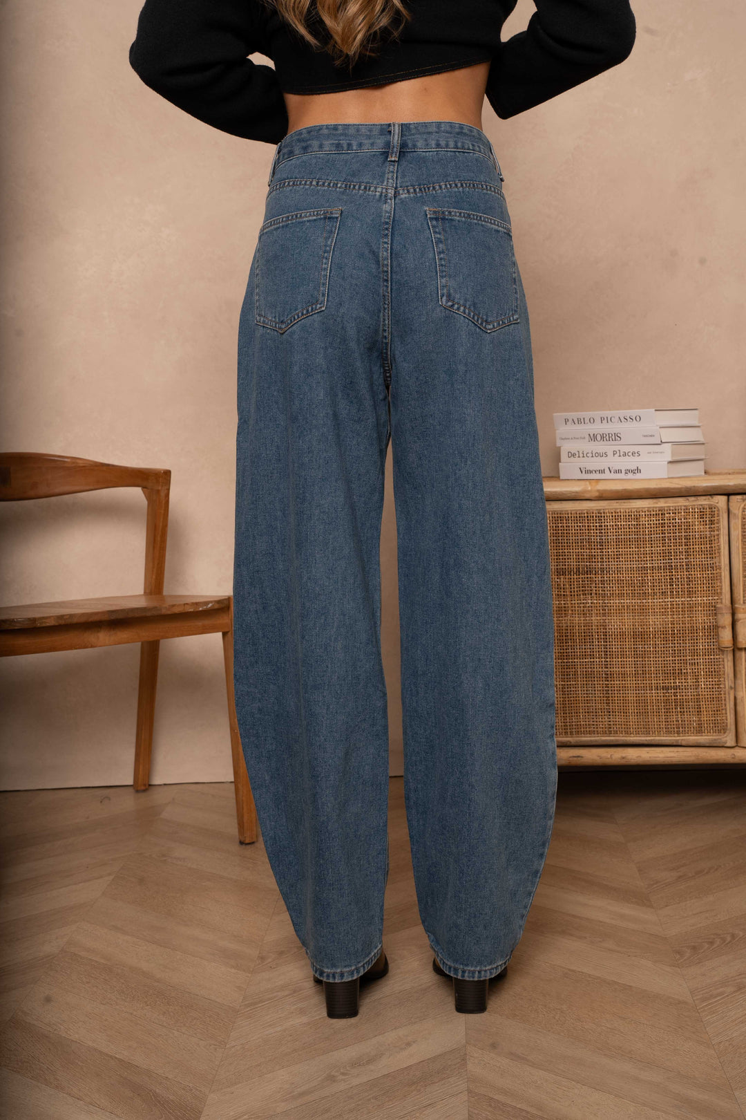 Jean large Pink - Pantalons