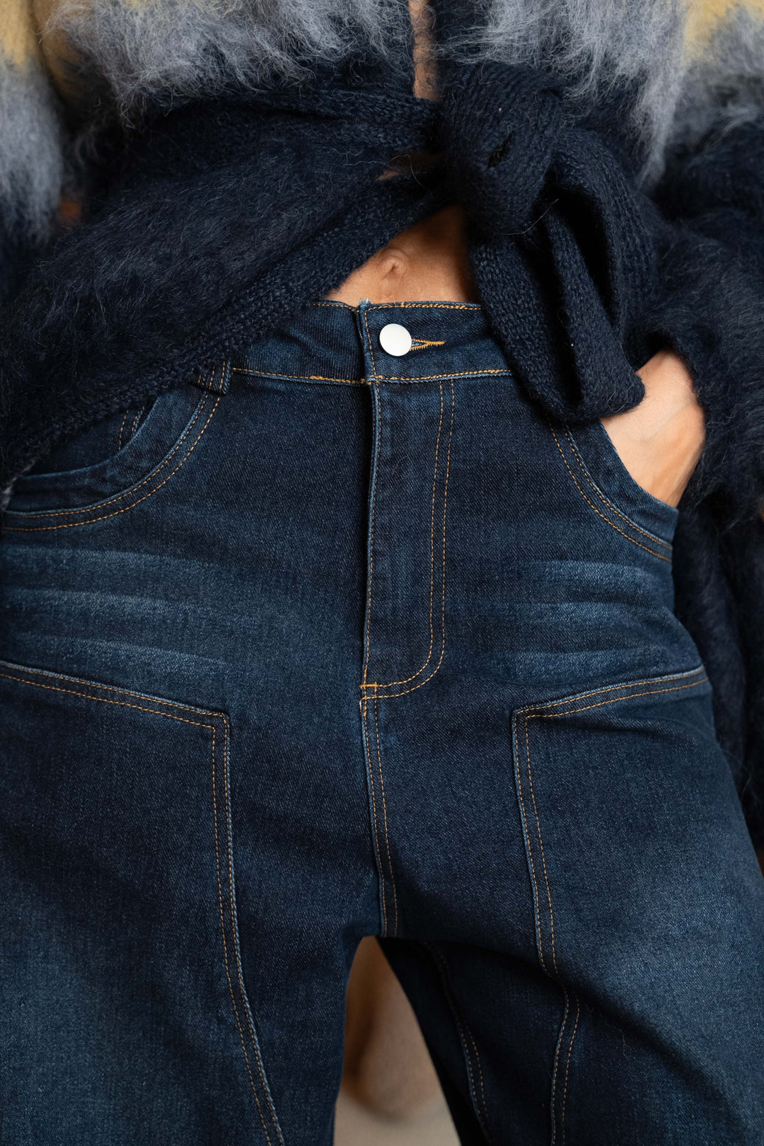 Jean large taille haute Morocco