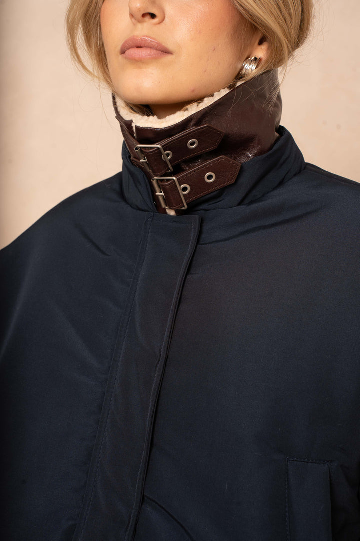 Manteau aviateur Oscar - Taille unique / Marine - Manteaux