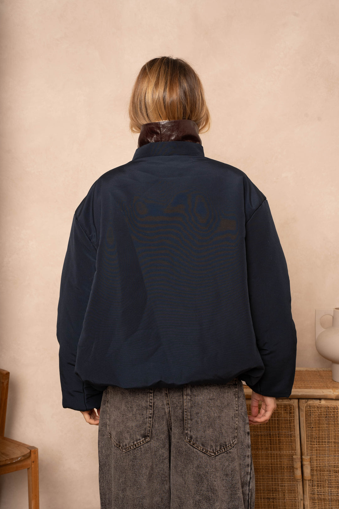 Manteau aviateur Oscar - Taille unique / Marine - Manteaux