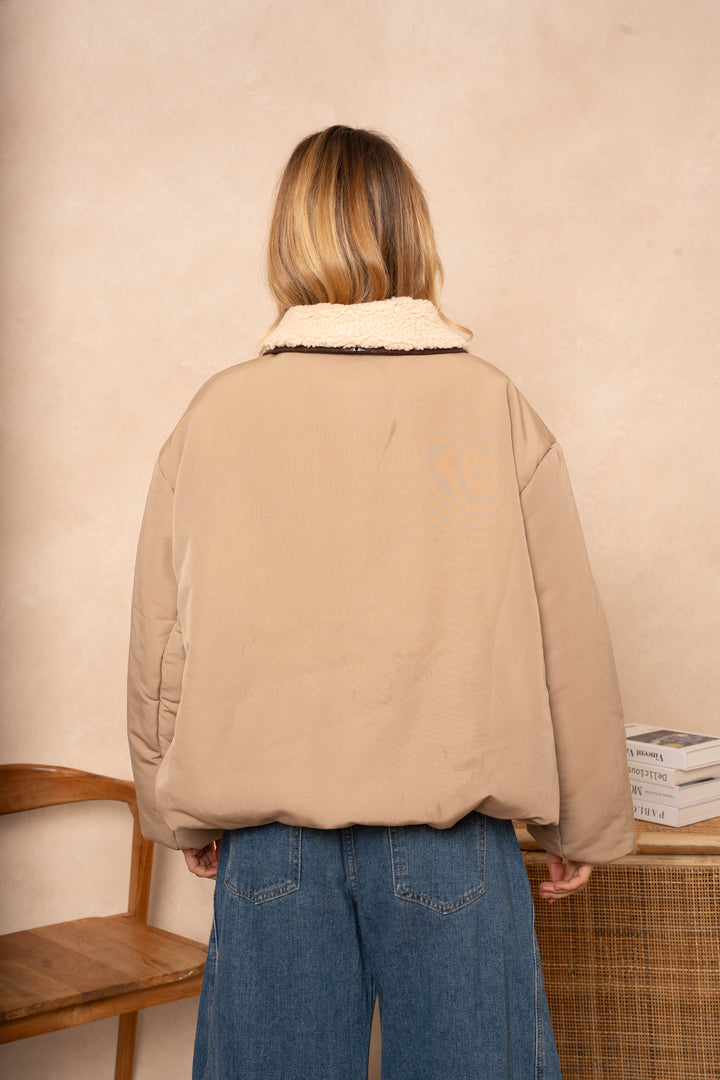 Manteau aviateur Oscar - Taille unique / Taupe - Manteaux