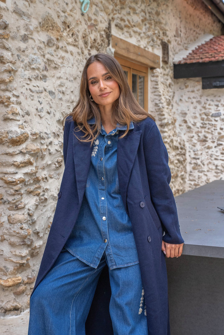 Manteau long en Laine Shilon - Manteaux et vestes