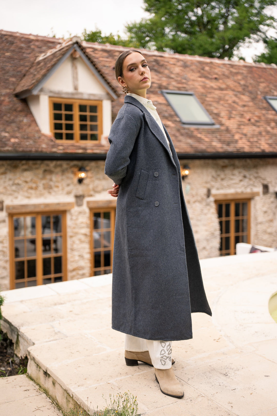 Manteau long en Laine Shilon - Manteaux et vestes