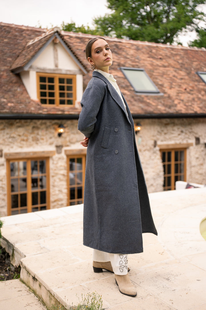 Manteau long en Laine Shilon - Manteaux et vestes