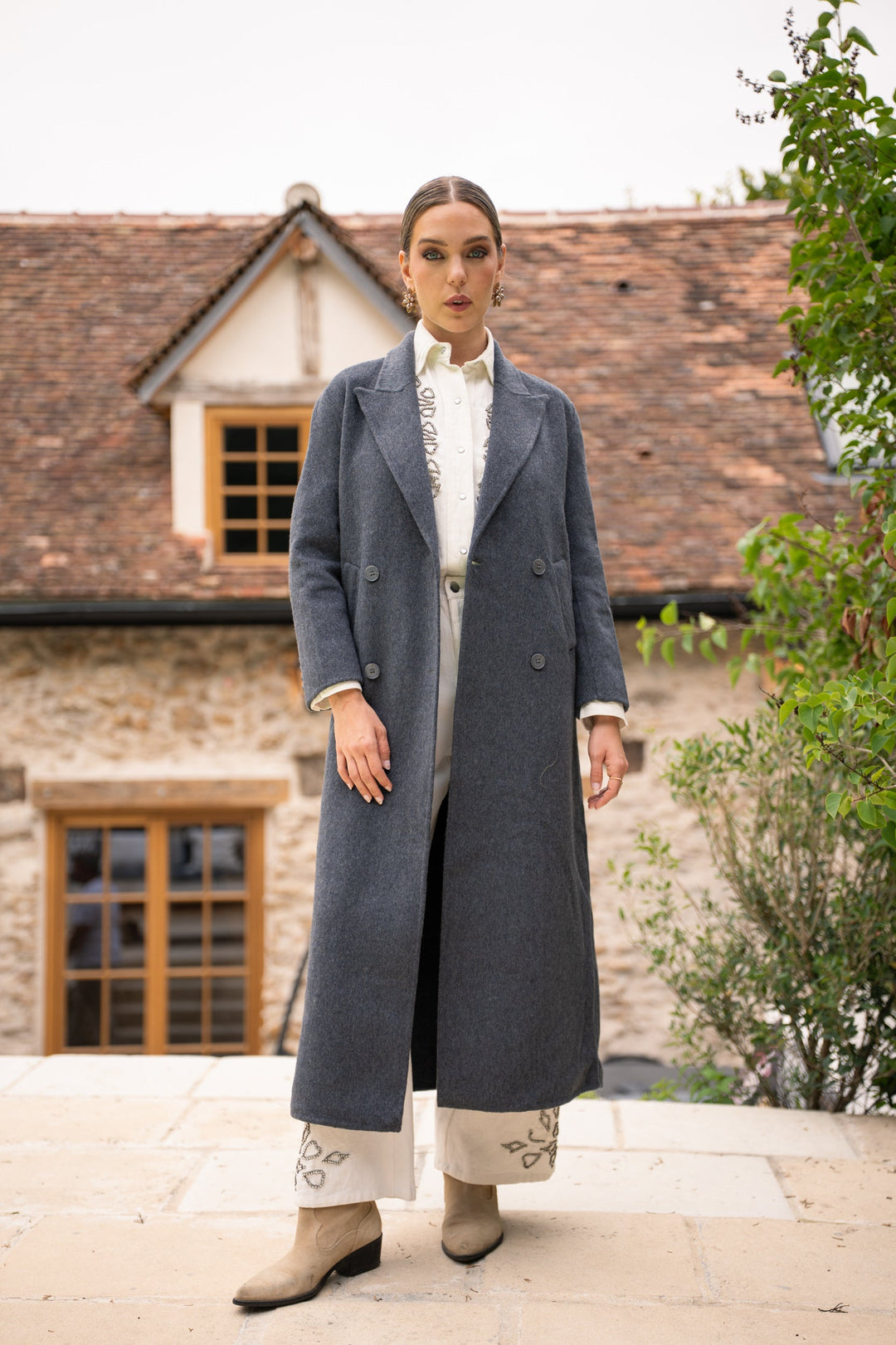 Manteau long en Laine Shilon - Manteaux et vestes